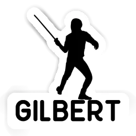 Autocollant Escrimeur Gilbert Image
