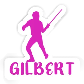 Autocollant Escrimeur Gilbert Image