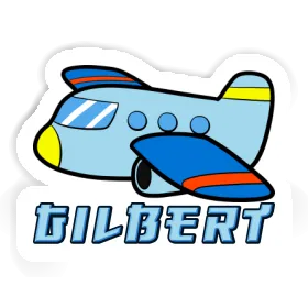Avion Autocollant Gilbert Image