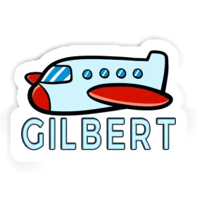 Gilbert Autocollant Avion Image