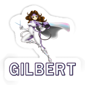 Aufkleber Frisörin Gilbert Image