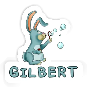 Seifenblasen-Hase Aufkleber Gilbert Image