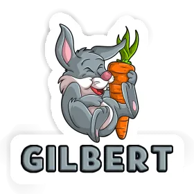 Aufkleber Osterhase Gilbert Image