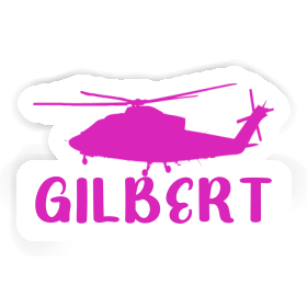 Hélicoptère Autocollant Gilbert Image