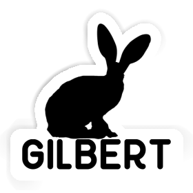 Lapin Autocollant Gilbert Image