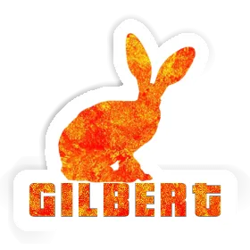Autocollant Lapin Gilbert Image