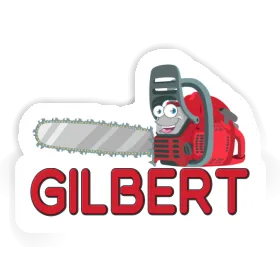 Autocollant Tronçonneuse Gilbert Image