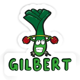 Autocollant Poireau Gilbert Image