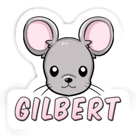 Gilbert Autocollant Tête de souris Image