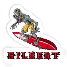 Autocollant Surfeur Gilbert Image