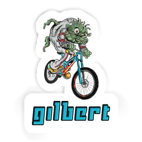 Autocollant Gilbert Vététiste de descente Image