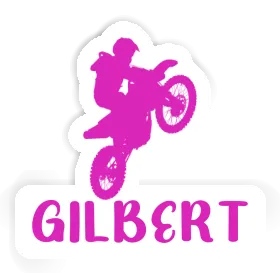 Sticker Motocross-Fahrer Gilbert Image