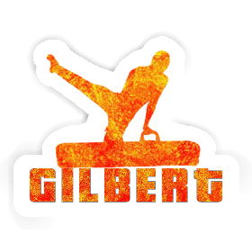 Gilbert Sticker Gymnast Image