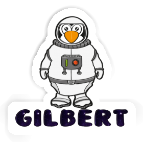 Gilbert Sticker Astronaut Image