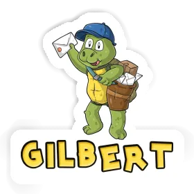Postier Autocollant Gilbert Image