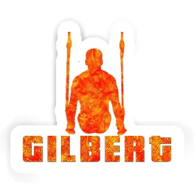 Autocollant Gilbert Gymnaste aux anneaux Image