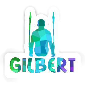 Autocollant Gilbert Gymnaste aux anneaux Image