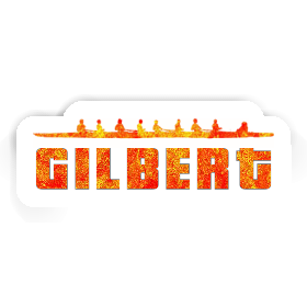 Aufkleber Gilbert Ruderboot Image