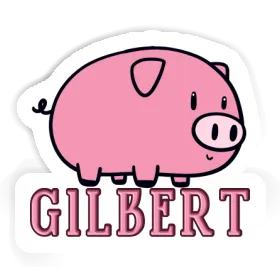 Gilbert Sticker Pig Image
