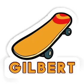 Autocollant Skateboard Gilbert Image