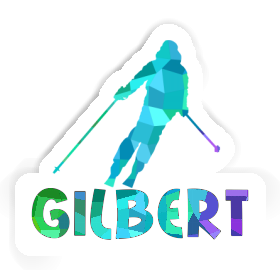 Skier Sticker Gilbert Image