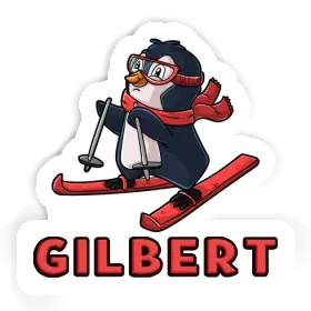 Sticker Skier Gilbert Image