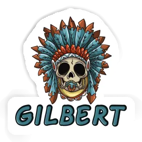 Autocollant Bébé tête de mort Gilbert Image