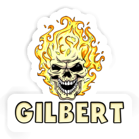 Gilbert Autocollant Tête de mort Image