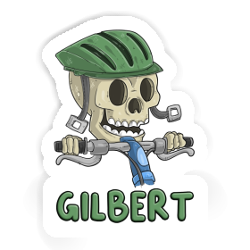 Autocollant Cycliste Gilbert Image
