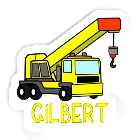 Gilbert Autocollant Grue automotrice Image