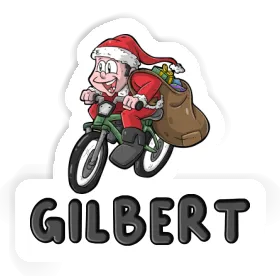 Cyclistes Autocollant Gilbert Image
