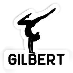 Autocollant Gilbert Femme de yoga Image