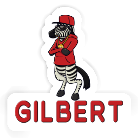 Zebra Aufkleber Gilbert Image