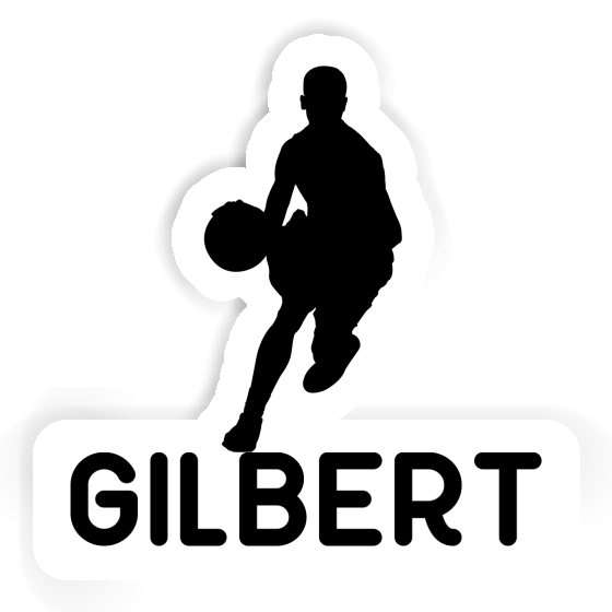 Gilbert Sticker Basketball Player Notebook Image