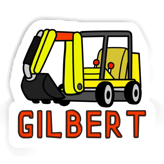 Autocollant Mini-pelle Gilbert Gift package Image