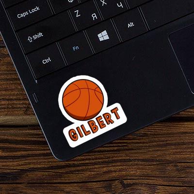 Sticker Basketball Ball Gilbert Laptop Image