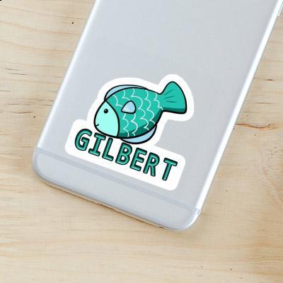 Gilbert Sticker Fish Laptop Image