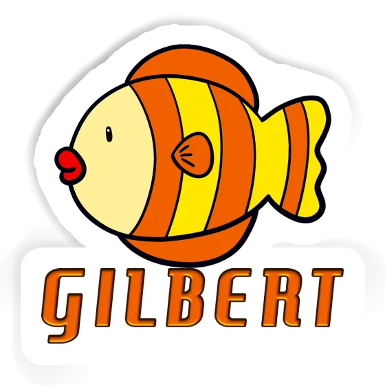 Sticker Gilbert Fish Notebook Image