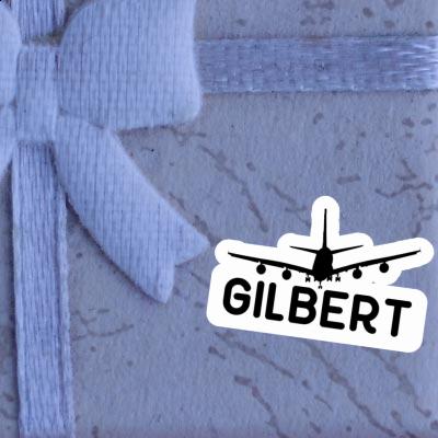 Gilbert Sticker Airplane Notebook Image