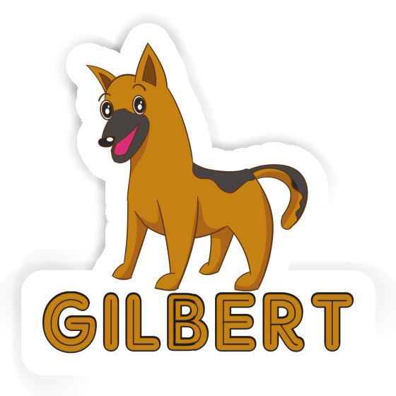 Autocollant Chien de berger Gilbert Autocollant Chien de berger Gilbert Image