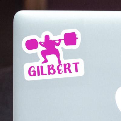 Gilbert Aufkleber Gewichtheberin Notebook Gilbert Aufkleber Gewichtheberin Gift package Image