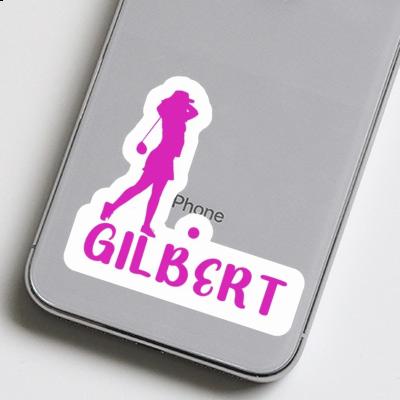Aufkleber Gilbert Golferin Laptop Image