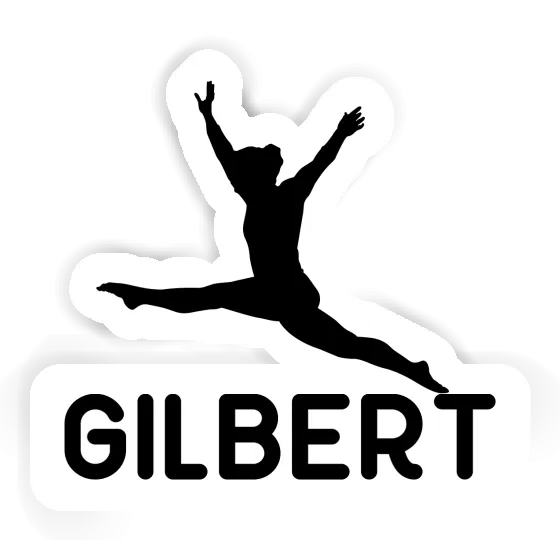 Gymnast Sticker Gilbert Notebook Image