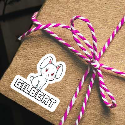 Gilbert Autocollant Lapin Laptop Image