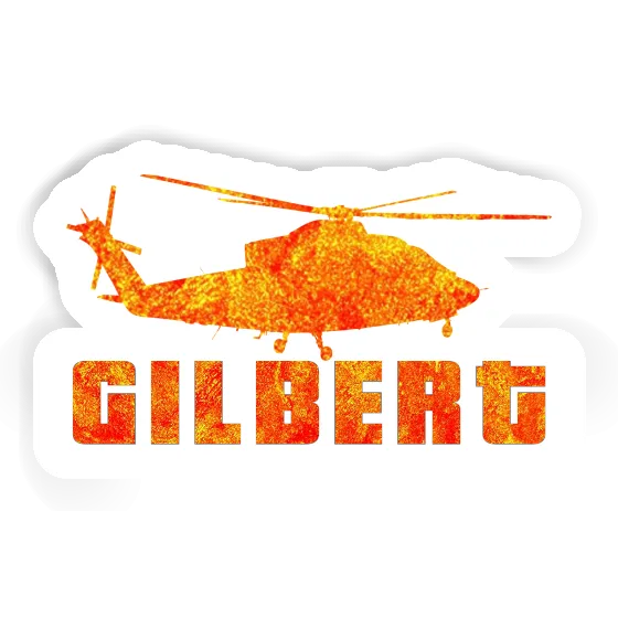 Gilbert Autocollant Hélicoptère Gilbert Autocollant Hélicoptère Image