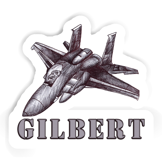 Gilbert Aufkleber Jet Laptop Image