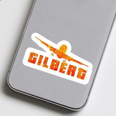 Autocollant Gilbert Avion Laptop Image
