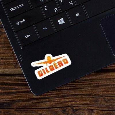 Sticker Airplane Gilbert Gift package Image