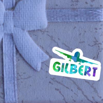Sticker Gilbert Airplane Laptop Image