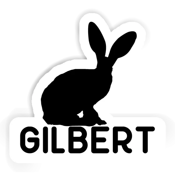Gilbert Sticker Rabbit Laptop Image